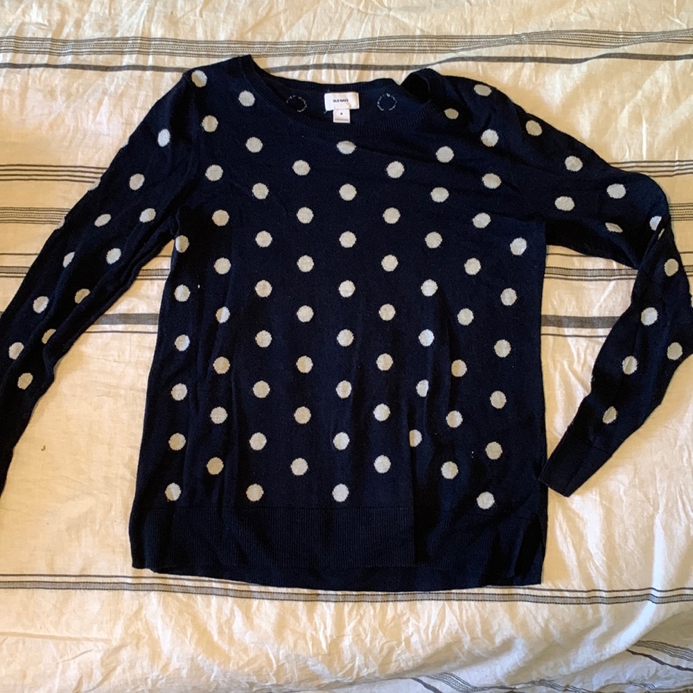 Medium, polka dotted sweater for sale